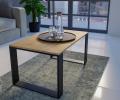 Moderní konferenční stolek dub artisan/černý